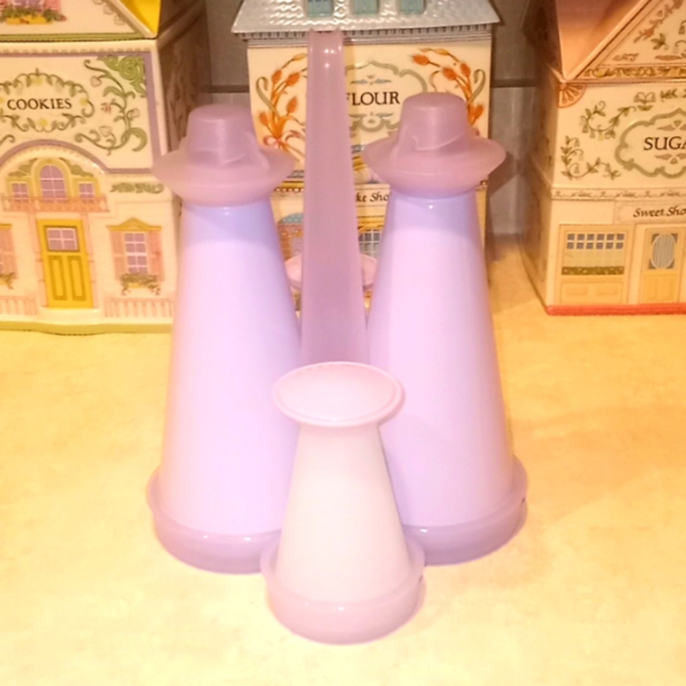 Tupperware Impressions Condiment Cruet Caddy Set- 3352A-3 - Picture 2 of 12